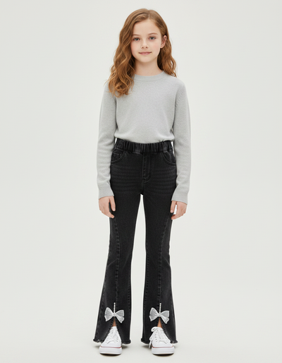 Pantalon Patte D'Éléphant Fille Chic
