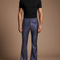 Pantalon Patte D'Éléphant Brillant Disco Élastique Homme - Multicolore Polyester