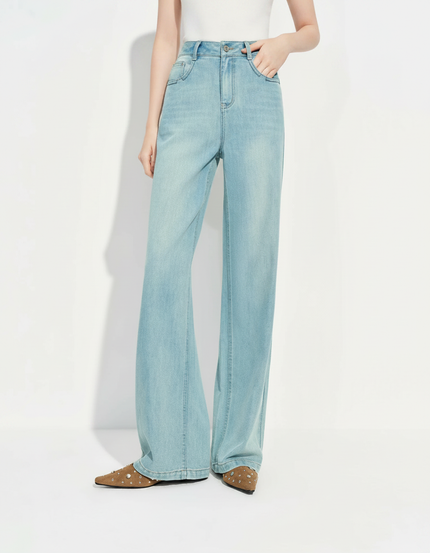 Pantalon Patte D'éléphant Bleu Ciel - Jean