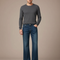Pantalon Patte D'Éléphant Jean Bleu Classique Ample Denim