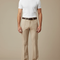 Pantalon Patte D'Éléphant Homme Beige Plissé Élégant Décontracté - Gabardine