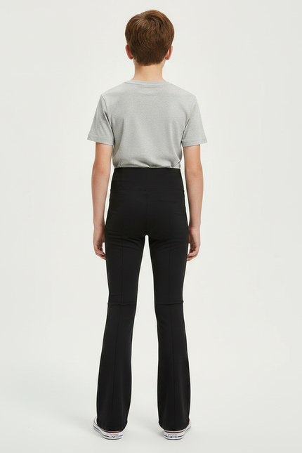 Pantalon Patte D'Éléphant Noir Confortable Élastique Enfant - Polyester - vue 2