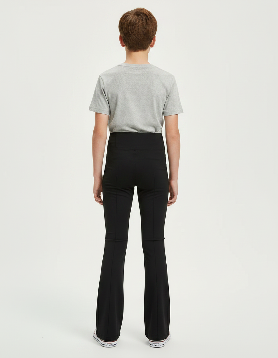 Pantalon Patte D'Éléphant Noir Confortable Élastique Enfant - Polyester - vue 2