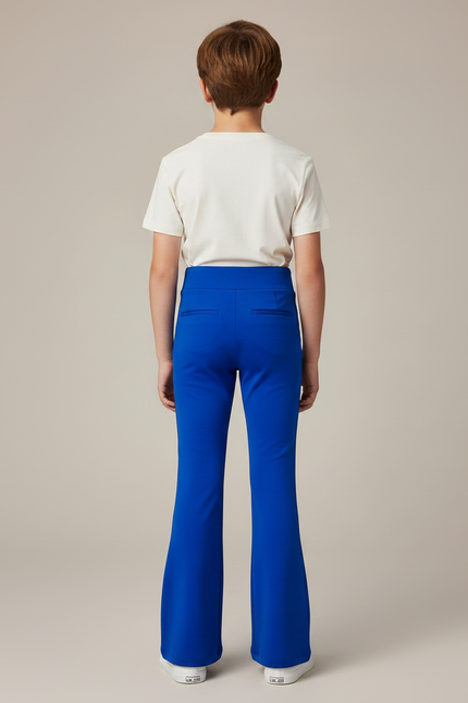 Pantalon Patte D'Éléphant Bleu Royal Élastique Danse Unisexe - Polyester - vue 2