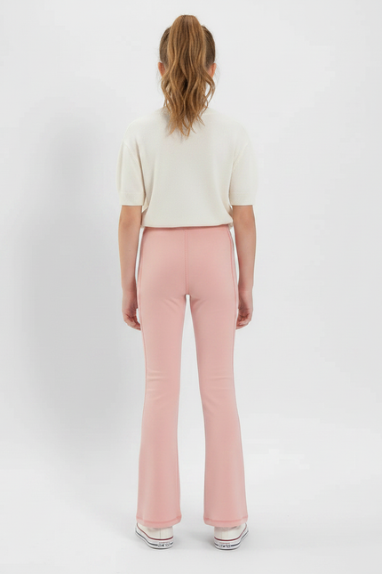 Pantalon Patte D'Éléphant Rose Confortable Fille Décontracté - Polyester - vue 2