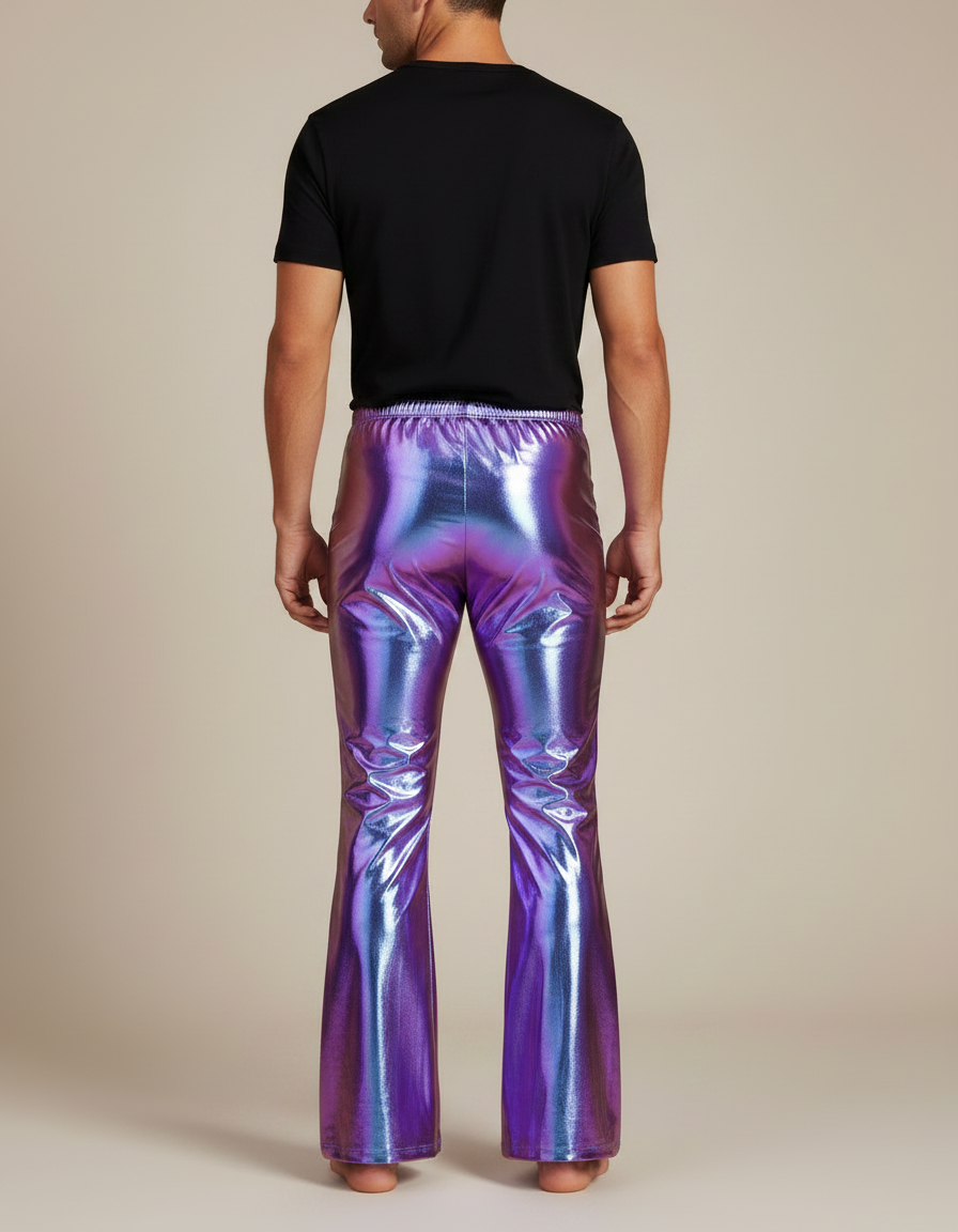 Pattes D'éléphant Pantalon - Multicolore Polyester - vue 2