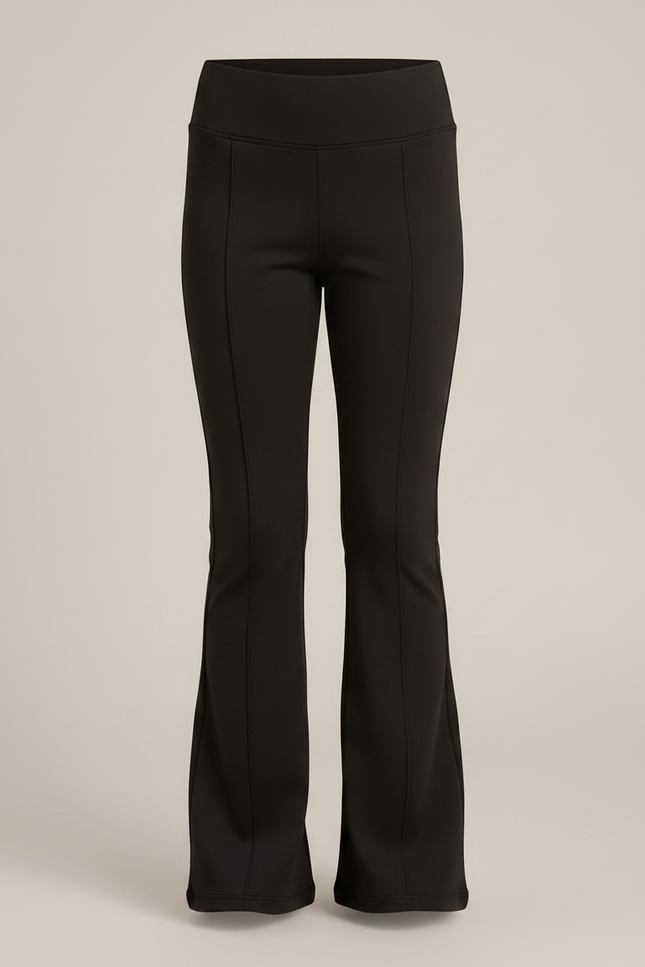 Pantalon Patte D'Éléphant Noir Confortable Fille Yoga Décontracté - Maille - vue 3