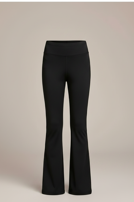 Pantalon Patte D'Éléphant Noir Évasé Slim Enfant Sport - Polyester - vue 3