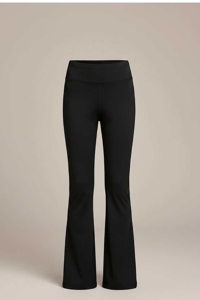 Pantalon Patte D'Éléphant Noir Évasé Slim Enfant Sport - Polyester - vue 3