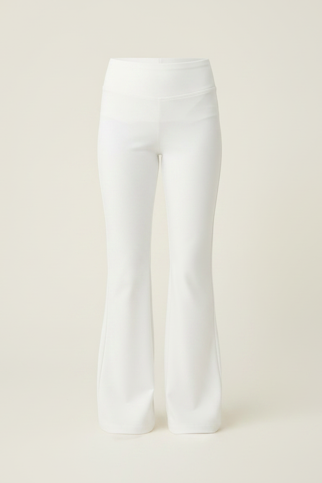 Pantalon Patte D'Éléphant Blanc Taille Haute Confortable Enfant - Polyester - vue 3