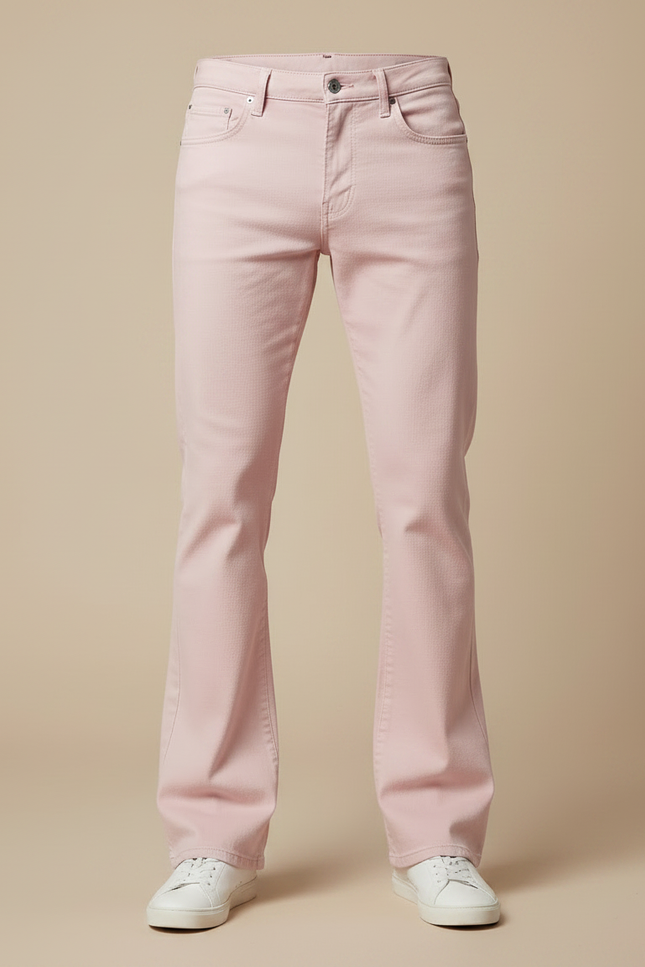 Pantalon Rose Patte D'éléphant - Jean - vue 3