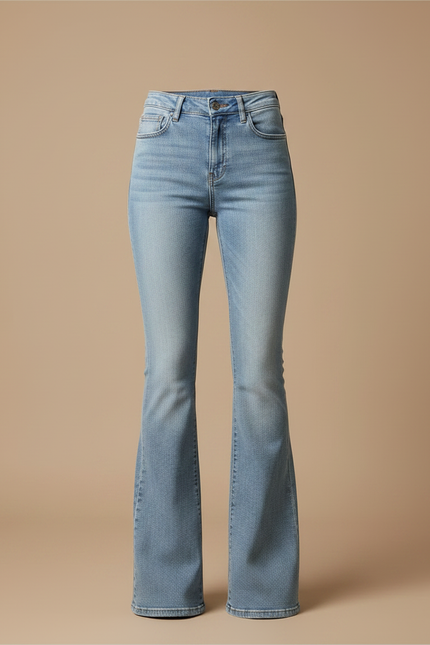 Pantalon Patte D'éléphant Jeans - Bleu - vue 3