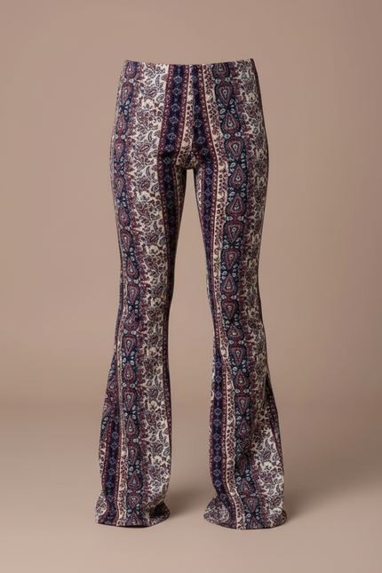 Pantalon Patte D'Éléphant Imprimé Paisley Élastique Confortable Enfant - Maille - vue 3
