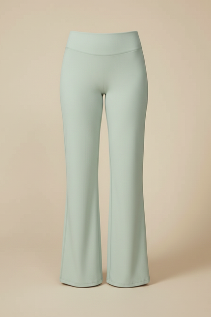 Pantalon Patte D'Éléphant Vert Menthe Confortable Fluide Yoga - Polyester - vue 3