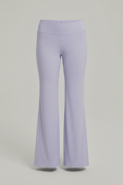 Pantalon Patte D'Éléphant Lilas Évasé Fluide Confortable Fille - Violet Maille - vue 3