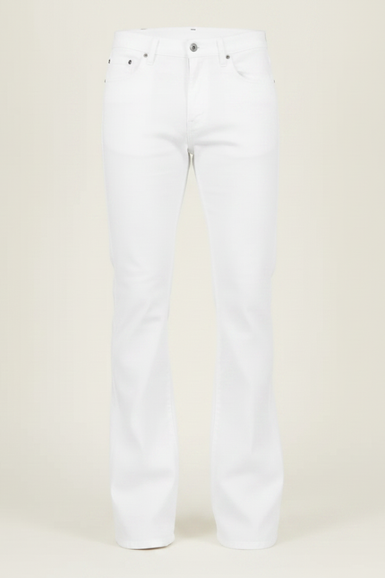 Pantalon Blanc Patte D Éléphant - Jean - vue 3