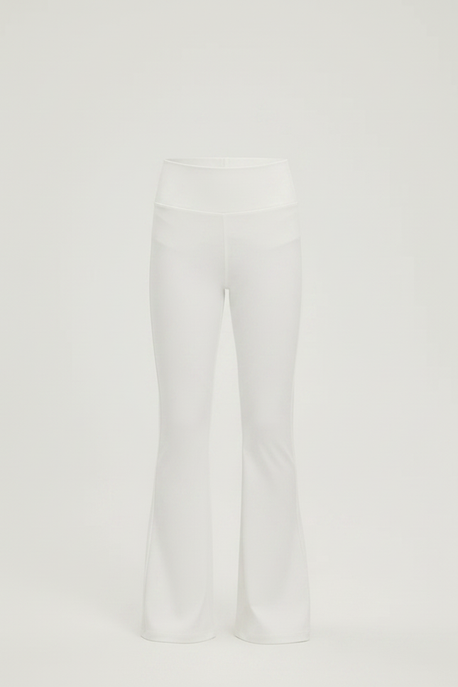 Pantalon Patte D'Éléphant Blanc Élastique Confortable Enfant - Polyester - vue 3
