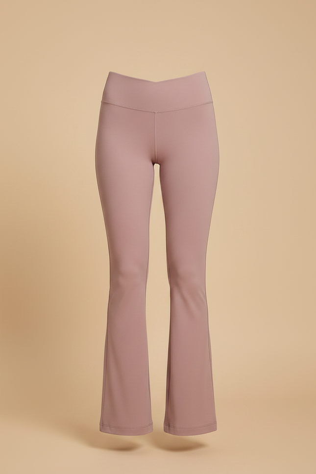 Pantalon Patte D'Éléphant Rose Ample Évasé Confortable Femme - Polyester - vue 3