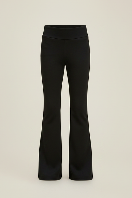 Pantalon Patte D'Éléphant Noir Élasthanne Confortable Fille - Polyester - vue 3
