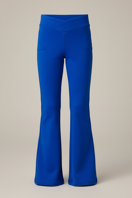 Pantalon Patte D'Éléphant Bleu Royal Élastique Danse Unisexe - Polyester - vue 3