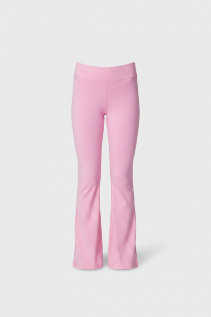 Pantalon Patte D'Éléphant Rose Évasé Confortable Fille - Maille - vue 3