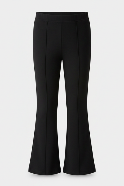 Pantalon Patte D'Éléphant Noir Ajusté Confortable Enfant - Maille - vue 3