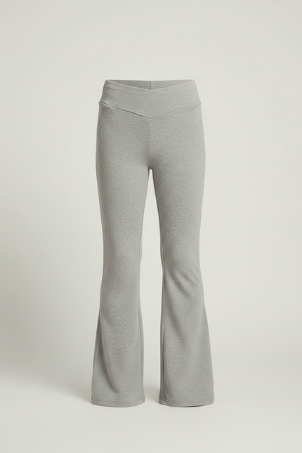 Pantalon Patte D'éléphant Ensemble - Gris Molleton - vue 3