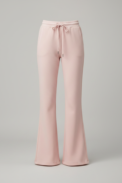 Pantalon Patte D'éléphant Tendance - Rose Molleton - vue 3