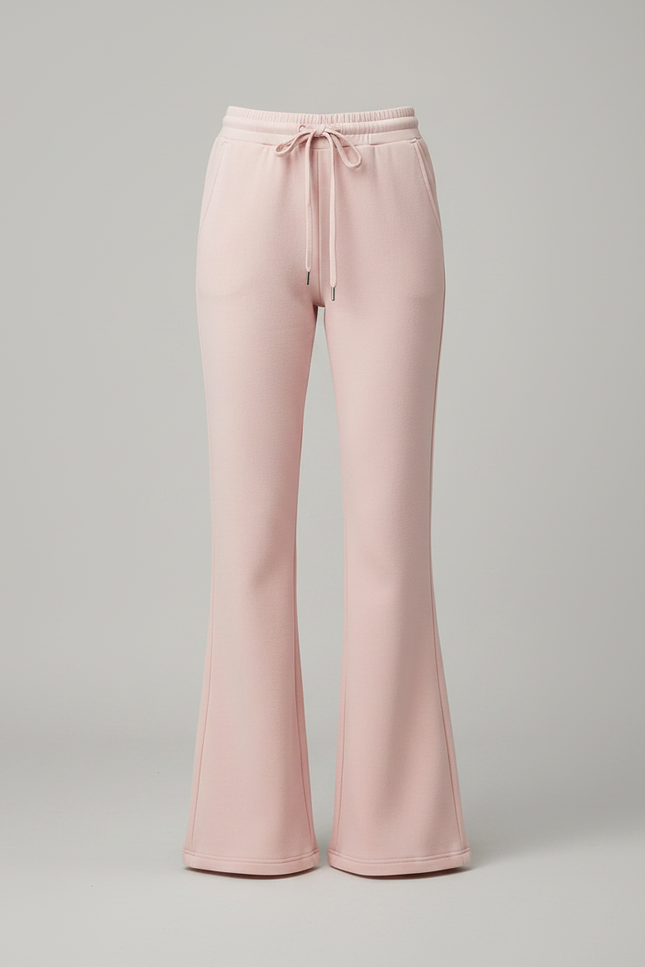 Pantalon Patte D'éléphant Tendance - Rose Molleton - vue 3