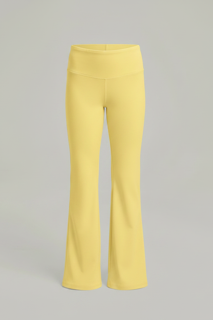 Pantalon Patte D'Éléphant Jaune Vif Évasé Confortable Enfant - Polyester - vue 3