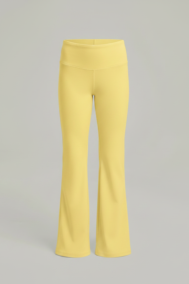 Pantalon Patte D'Éléphant Jaune Vif Évasé Confortable Enfant - Polyester - vue 3